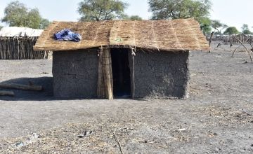 Nyaphan's home in Rotriak, South Sudan