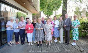 Concern Volunteer Awards 2023 recipients outside Concern's Dublin office