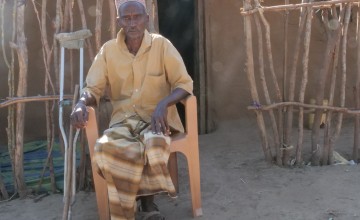 Mohammed, of Handaraku, Tana River County, Kenya, suffered a crocodile attack while crossing a makeshift bridge. Photos: Eugene Ikua/Concern Worldwide