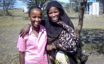 Botu and Chiluke Ali, near their home in Marsabit county