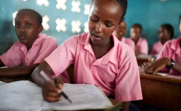 Botu Ali, a student at the Maikona Girls Secondary School. After participating in an after-school group and learning about her rights, Botu made the decision to refuse ritual FGM, the predominant cultural practice in her community