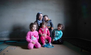 Sara* is a Syrian mother of four who lives in Halba, Akkar. Concern provided this home for her to live in. “I feel safe here. I can lock the doors”. She and her family were previously homeless. Photo: Gavin Douglas/Concern Worldwide 