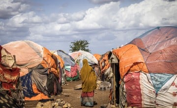 The Wadajir zone of the IDP settlement on the outskirts of Baidoa. Photo: Ed Ram/Concern Worldwide