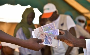 More than 2,165 households have received cash transfers since May