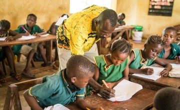 Safe Learning Model: Students in class 3 at Patiful Mayeppuh SDA Primary school