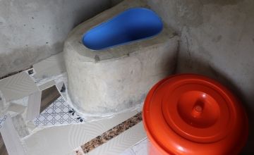 Sato toilet in Liberia 