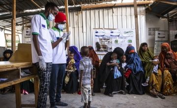 The Obosibo Halane Health Centre in Wadajir District, Mogadishu, supported by Concern Worldwide. Photo: Ed Ram/Concern Worldwide