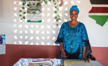 Mrs. Janet Lokit, Headteacher at Kalacha Nomadic JSS. Photo: Eugene Ikua/Concern Worldwide
