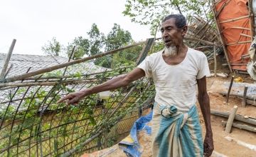 Abdul, a Rohingya refugee living in Bangladesh