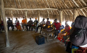 A VSLA meeting at Magborkorr in Sierra Leone