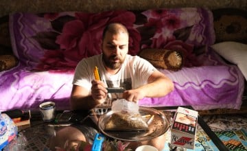 Ibrahim, in the Kurdistan Region of Iraq, described his experience of extreme heat. Photo: Concern Worldwide/Gavin Douglas