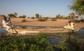  Fishermen with the Fishing Association, Lac Province, Chad.