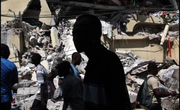 Aftermath of the 2010 earthquake in Port-au-Prince, Haiti. (Photo: Concern Worldwide)