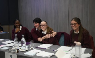 Limerick's Laurel Hill Secondary School debating team pictured here will debate Dublin's Sandford Park School in the Concern Debates final on May 1