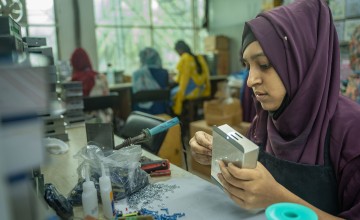 Rabeya at work