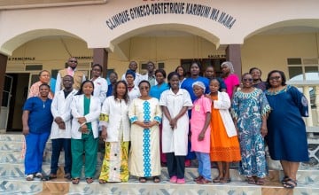 Medical staff at a SOFEPADI run women's clinic. Photo: SOFEPADI