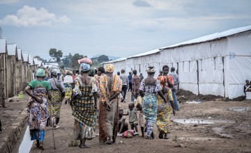 Musenyi refugee camp in Burundi.