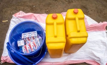 A hygiene kit provided as part of the integrated response  Photo: Samuel Isenge/Concern Worldwide