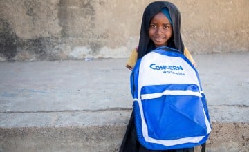 Sadia Haroum (6) attends Tcharaw Primary School