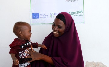 Hawa* and her baby Jamel* (names have been changed)