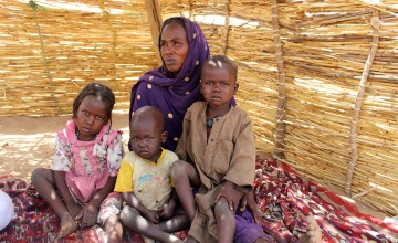 Khatir fled Sudan and arrived in Chad over ten years. "When I arrived in Chad, I was married to a Chadian man, but unfortunately we divorced. Today, the three children you see with me are entirely my responsibility because he completely abandoned me." Khatir receives cash assistance that provides her and her children food, care for her children and essential needs. Being apart of the VSLA allows Khatir to save and borrow when necessary. Photo: Concern Worldwide