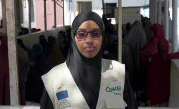 Doctor Zam Zam Ahmed at Wadajir Health Facility, Mogadishu. Photo: Hugh Golden/Concern Worldwide
