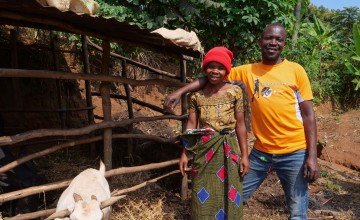 Charlotte Bankundiye and Joel Nkurunziza
