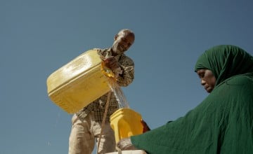 Hafsa lives in Tuli district in Borama with her husband and 9 children. “When we first came here, water was the biggest struggle. We didn’t have clean water, and access was very difficult. We would walk almost five hours to fetch it." Photo: Adnan Mohamed/Concern Worldwide.