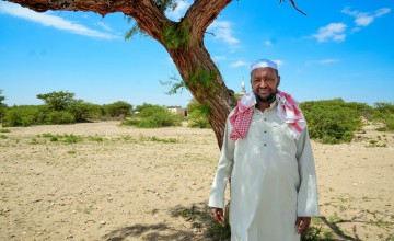 Yusuf Ali in his field