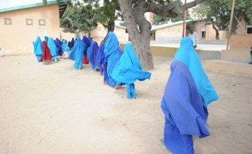 Girls attending school in Somalia. Photo: Mohamed Abdiwahab / Concern Worldwide