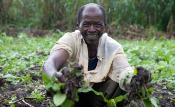 Balume Lubira benefited from Concern's livelihoods programme, Masisi, DRC.