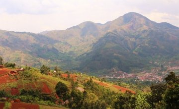 The Mabayi mountains near Mpinga Primary School, Cibitoke Province, Burundi. Photo taken by Irenee Nduwayezu / Concern Worldwide.