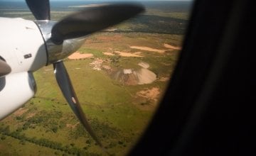 A large industrial mine in the interior of DRC. Resources have been one of the biggest causes of conflict. Photo: Kieran McConville / Concern Worldwide