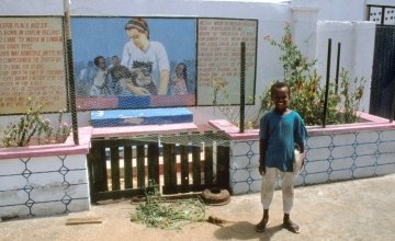 A memorial to Valerie Place in Somalia. Photo: Concern Worldwide