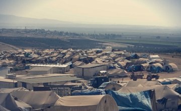 A Syrian refugee camp near the Turkish border, September 2013. Photo taken by Giovanni Diffidenti for Concern Worldwide.