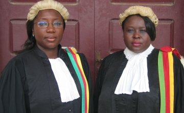 Vera Ngassa and Beatrice Ntuba, stars of Kim Longinotto’s Sisters In Law