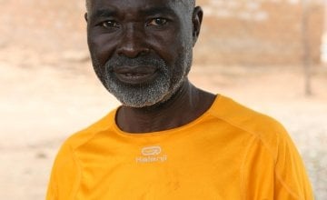 Antoine* is a 47-year-old farmer from Bossembélé, Central African Republic. Conflict displaced him and his family of 15 for several months in the wilderness. 