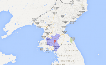 North Hwanghae Province in the Democratic People’s Republic of Korea. Source: Google Maps