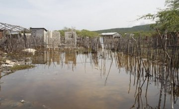 Flooding on La Gonave, Haiti, after Hurricane Matthew. Credit: Kristin Myers/Concern Worldwide