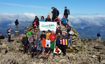 Harness your New Year energy and hike the peaks of Ireland and the UK with a Climb4Concern challenge. Photo: Concern Worldwide.