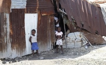 Children in Cité Soleil, Port-au-Prince, Haiti. Photo: Kristin Myers / Concern Worldwide.