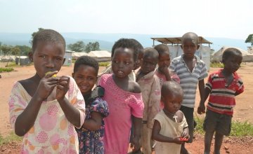 Burundian refugee children who are members of the Concern nutrition programme in Mahama camp, Rwanda. Photo: Donna Ajamboakaliza / Concern Worldwide.