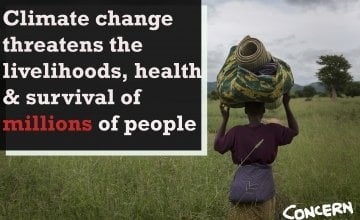 Climate change threatens the livelihoods, health and survival of millions of people. 