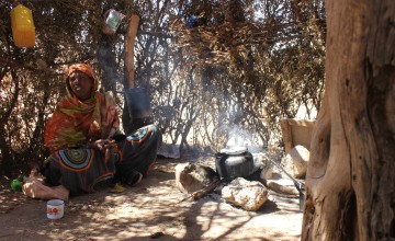 Somali native, Roda Mussa Mohamed at her home. Photo: Concern Worldwide. 