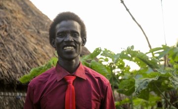 Much Gony is a refugee of war for the second time in his life. On both occasions he has been offered refuge and support in Ethiopia. Photo: Jennifer Nolan / Concern Worldwide