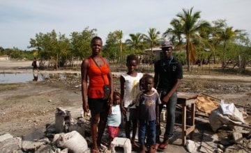 The Cato family in Haiti. Photo: Concern Worldwide