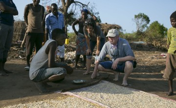 Concern Worldwide's Ros O'Sullivan speaking with people desperate for help in Mozambique after Cyclone Idai. Picture by Kieran McConville