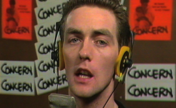Paul Cleary of The Blades, who wrote Show Some Concern, singing in the video at Windmill Lane Studios, Dublin in 1985