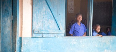 Students at TDC Primary School, Makali, Tonkolili, Sierra Leone. Photo: Michael Duff.