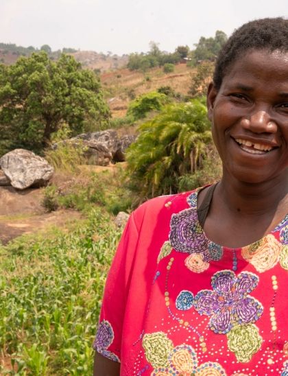 Lucia Tebulo, a farmer from Malawi